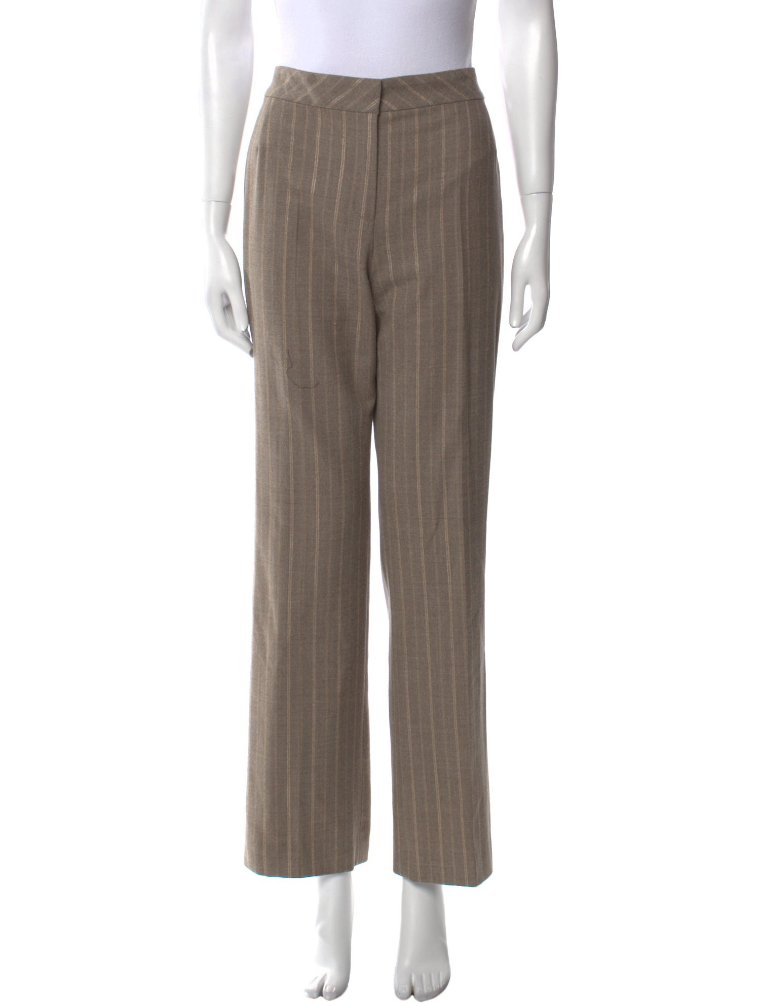 Escada Wool Straight Leg Pants