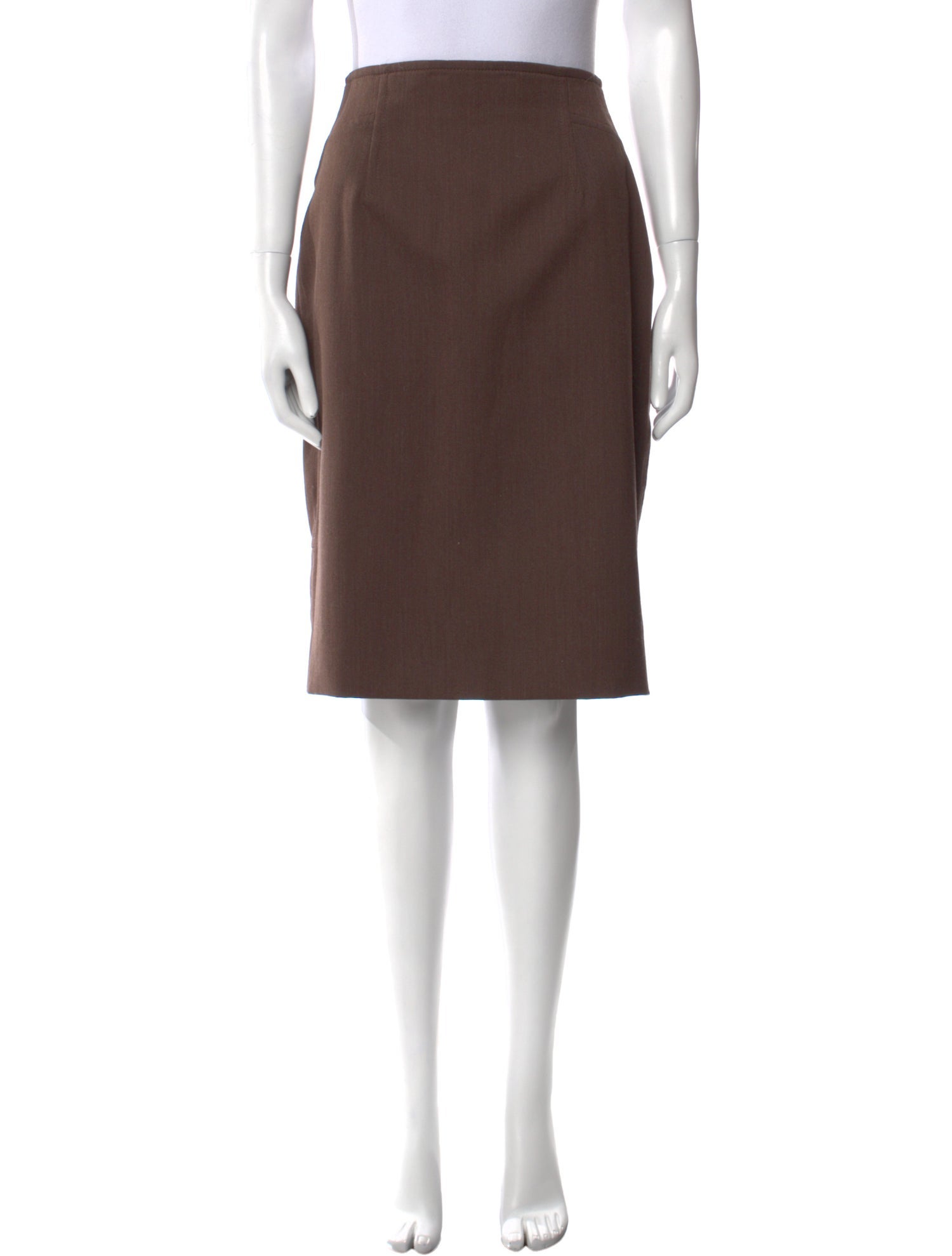 Escada Wool Knee-Length Skirt