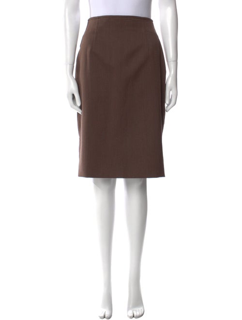 Escada Wool Knee-Length Skirt