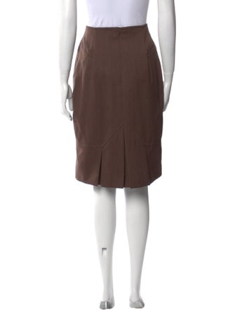 Escada Wool Knee-Length Skirt