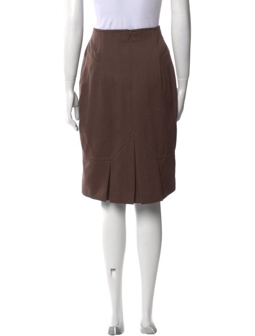 Escada Wool Knee-Length Skirt