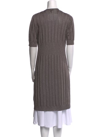 Escada Plunge Neckline Sweater