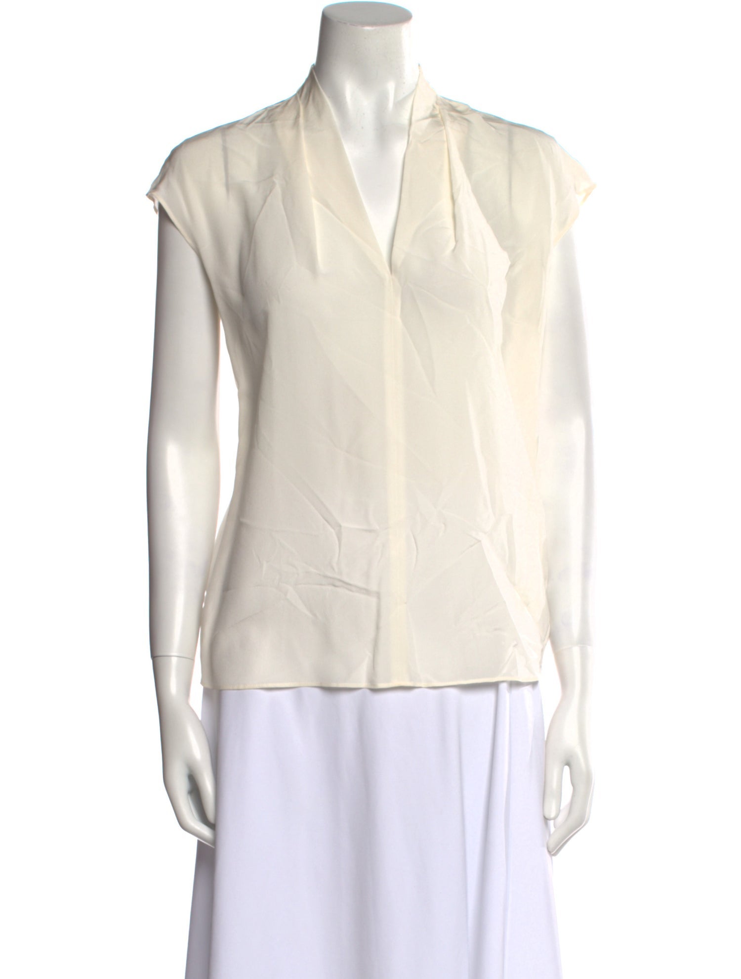 Escada Silk V-Neck Blouse
