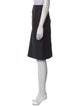 Escada Leather Trim Embellishment Knee-Length Skirt
