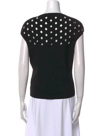 Escada Scoop Neck Short Sleeve Top