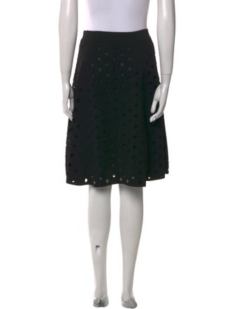 Escada Lace Pattern Knee-Length Skirt