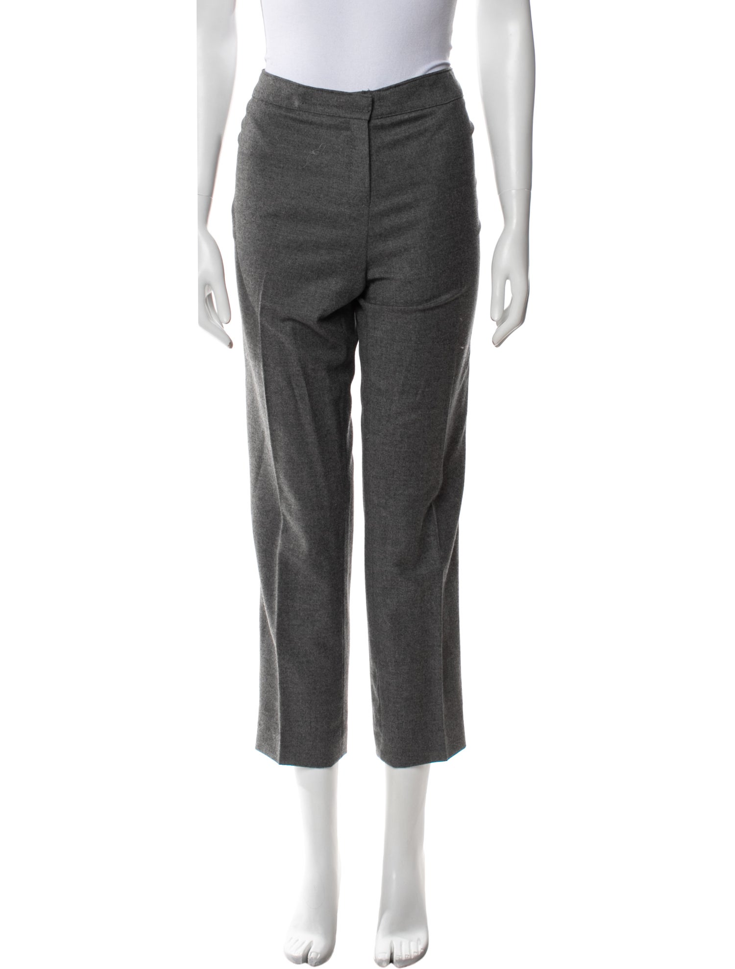 Escada Wool Straight Leg Pants