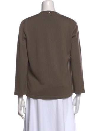 Escada Printed Scoop Neck Sweater