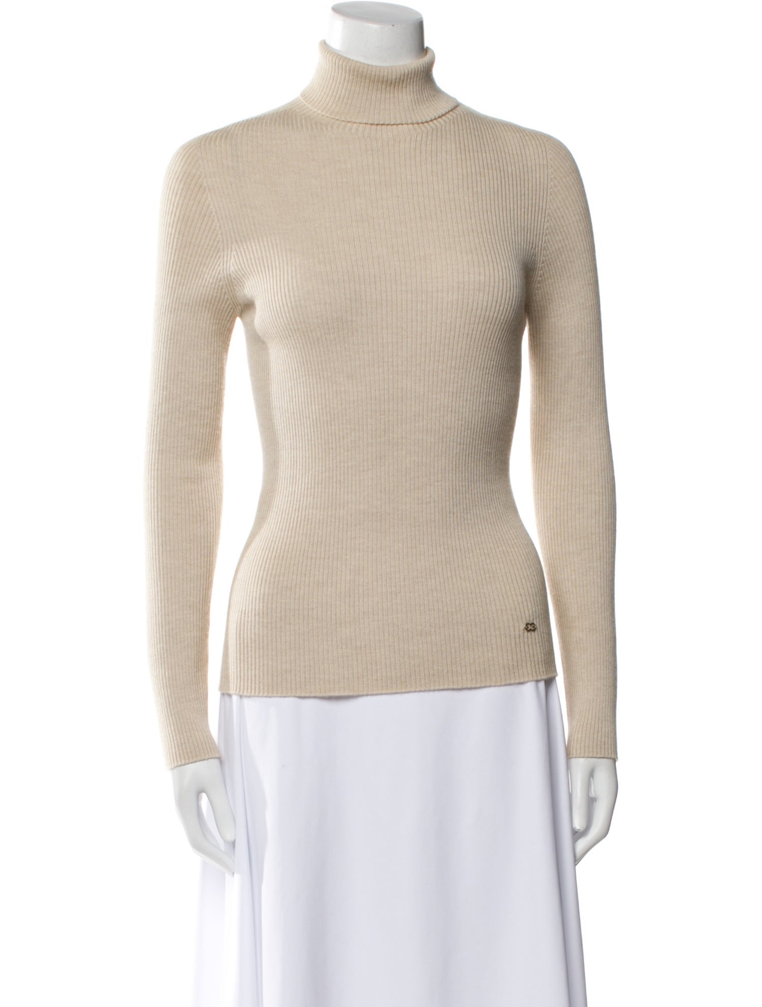Escada Cashmere Turtleneck Top