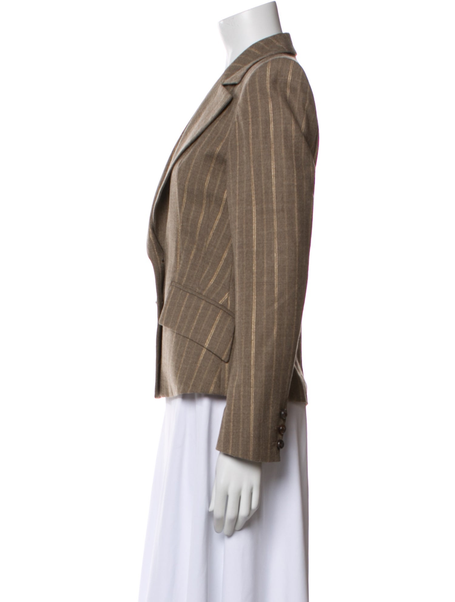 Escada Wool Striped Blazer