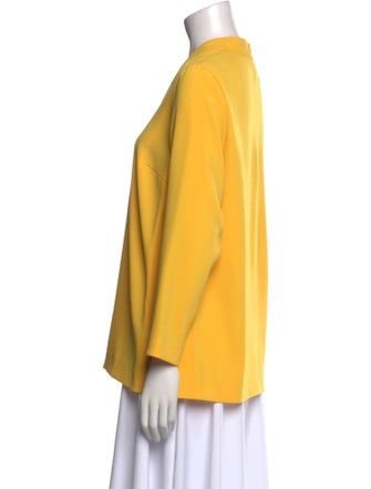 Escada V-Neck Three-Quarter Sleeve Blouse