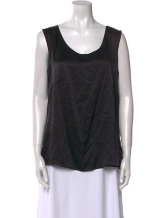 Escada Silk Scoop Neck Top