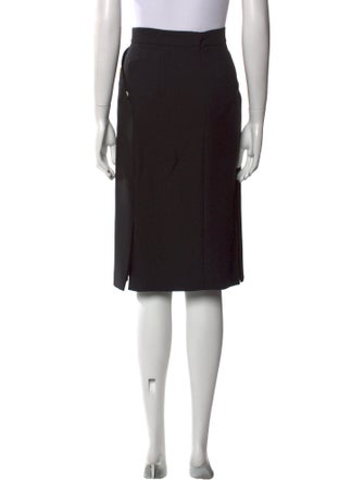 Escada Virgin Wool Knee-Length Skirt
