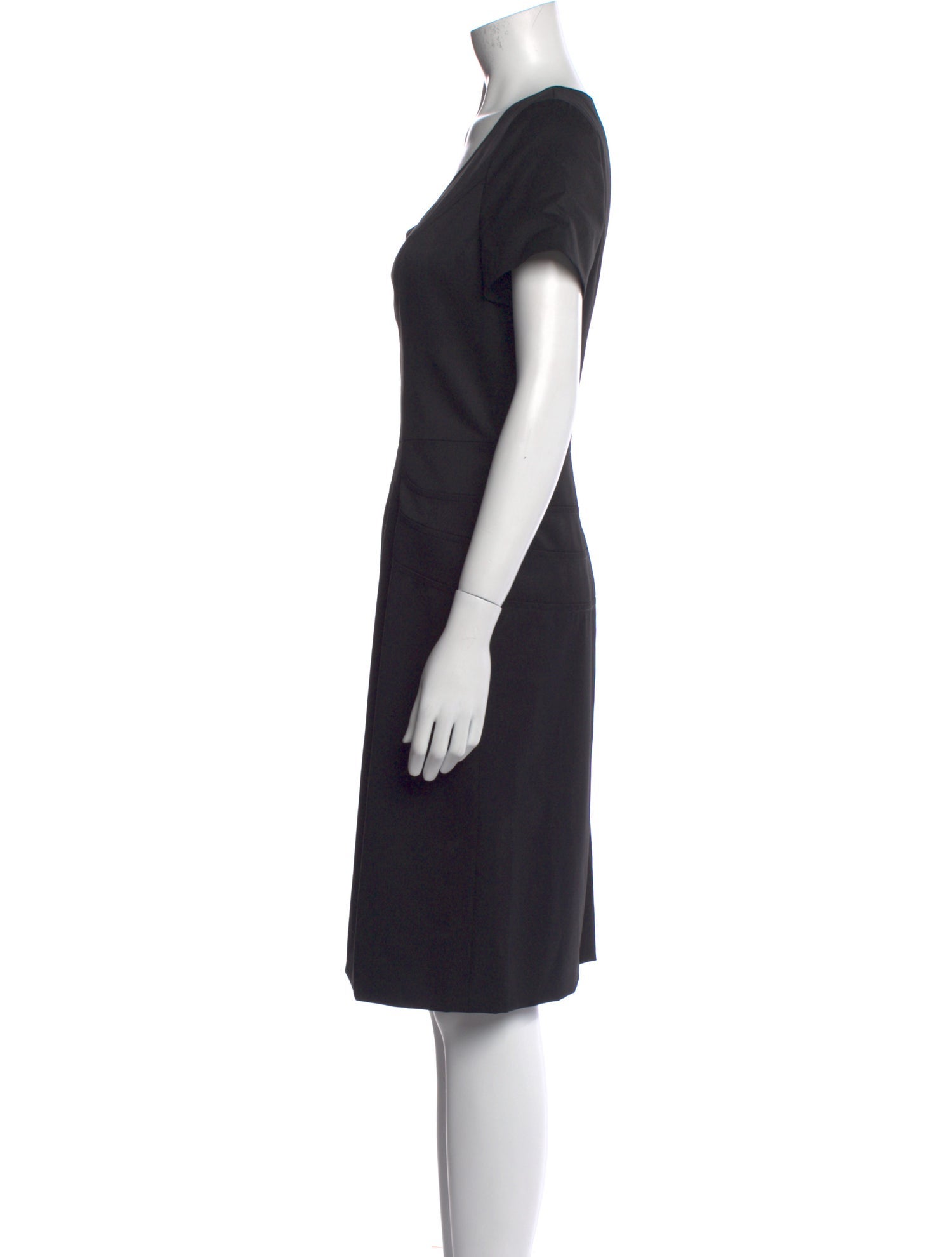 Escada Wool Knee-Length Dress