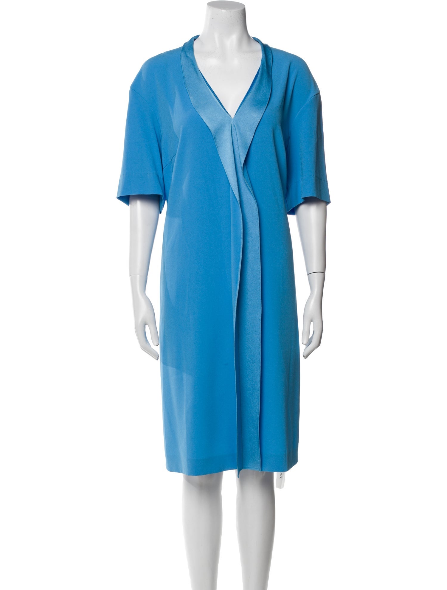 Escada V-Neck Knee-Length Dress