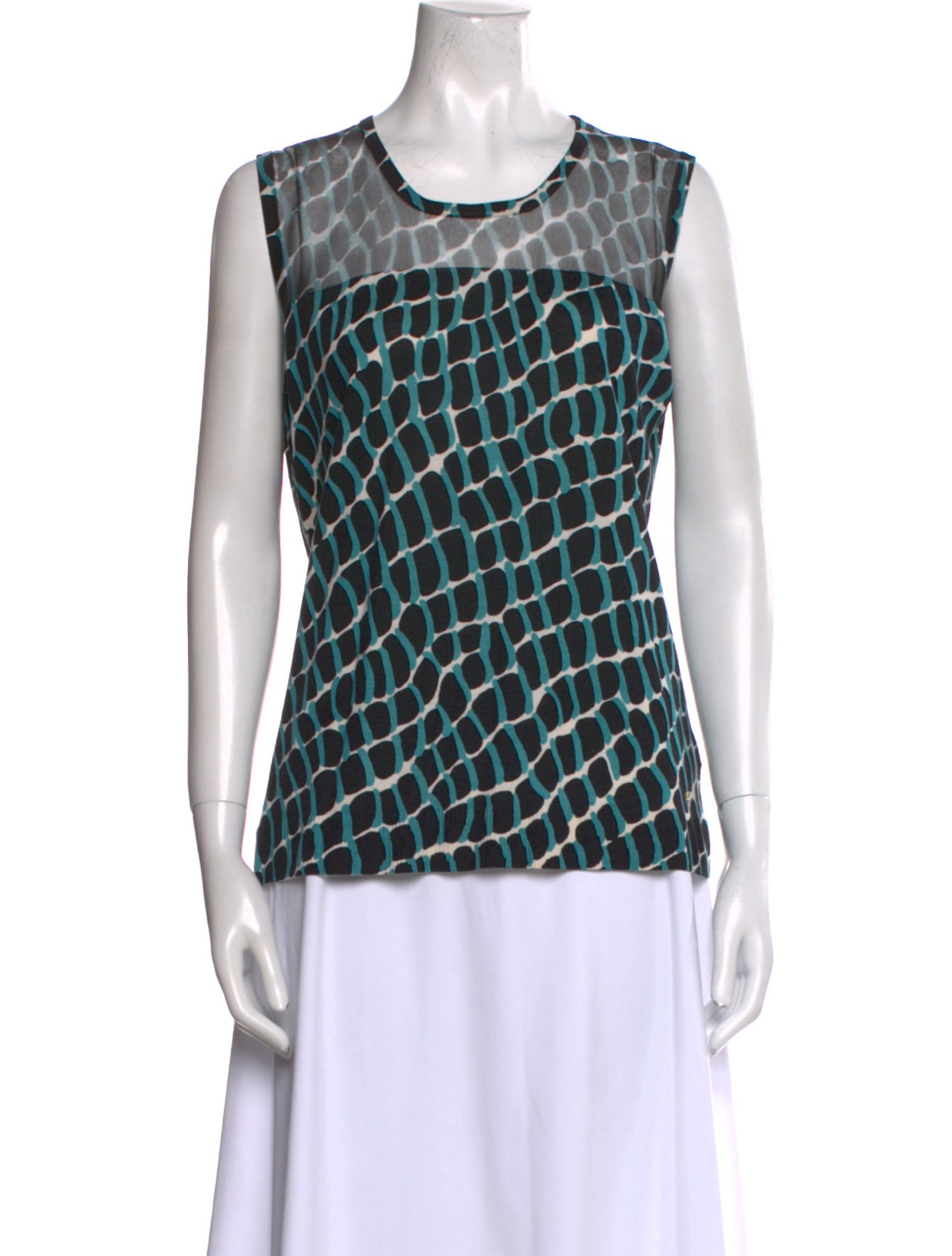 Escada Wool Printed Top