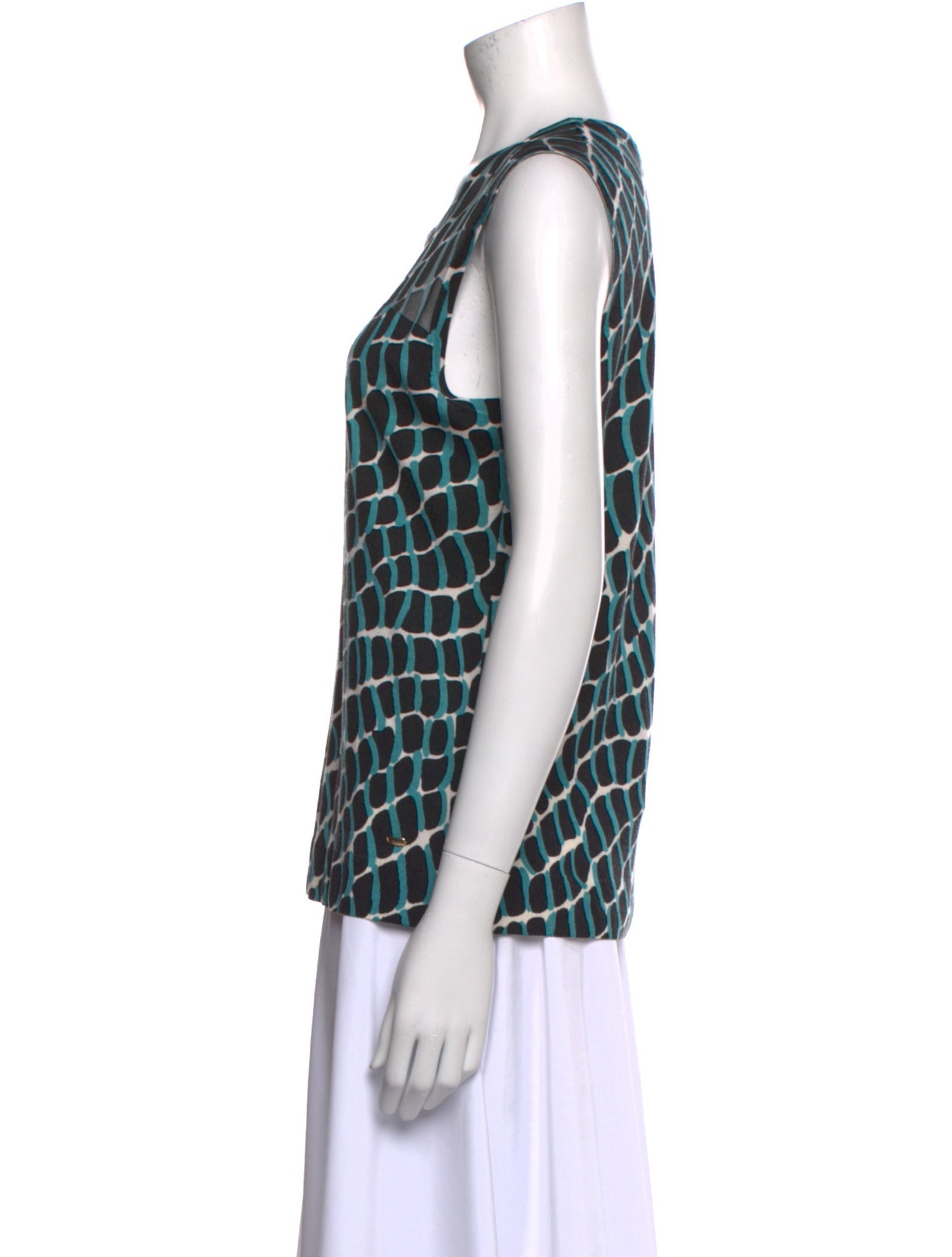 Escada Wool Printed Top