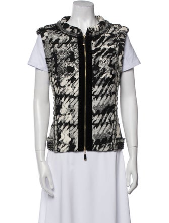 Escada Silk Printed Vest