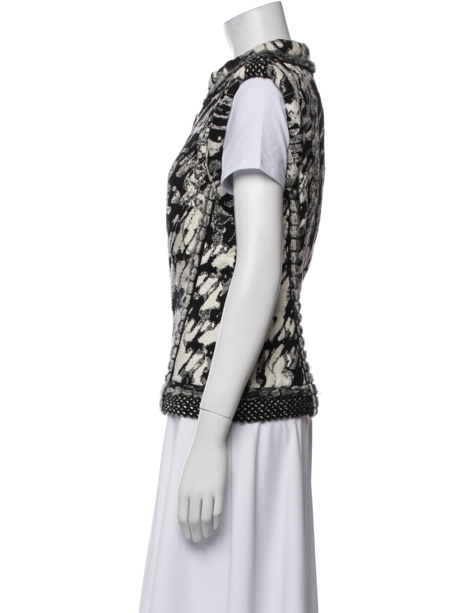 Escada Silk Printed Vest