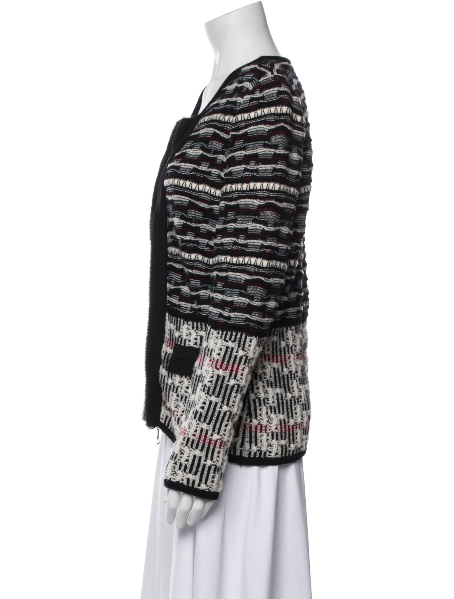 Escada Virgin Wool Printed Evening Jacket