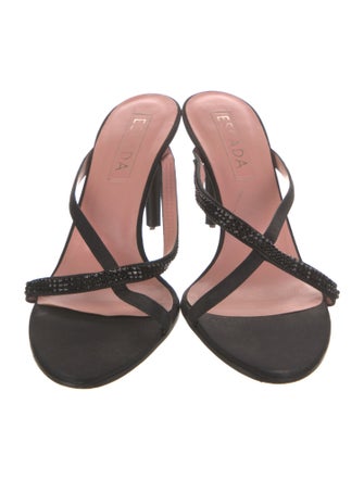 Escada Satin Slides