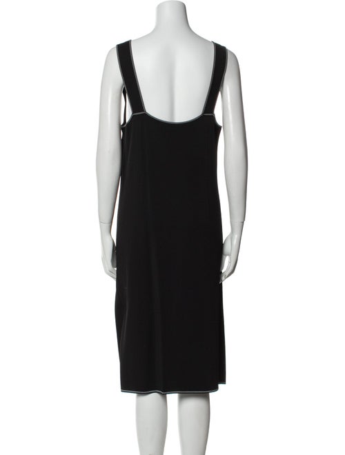 Escada Scoop Neck Midi Length Dress