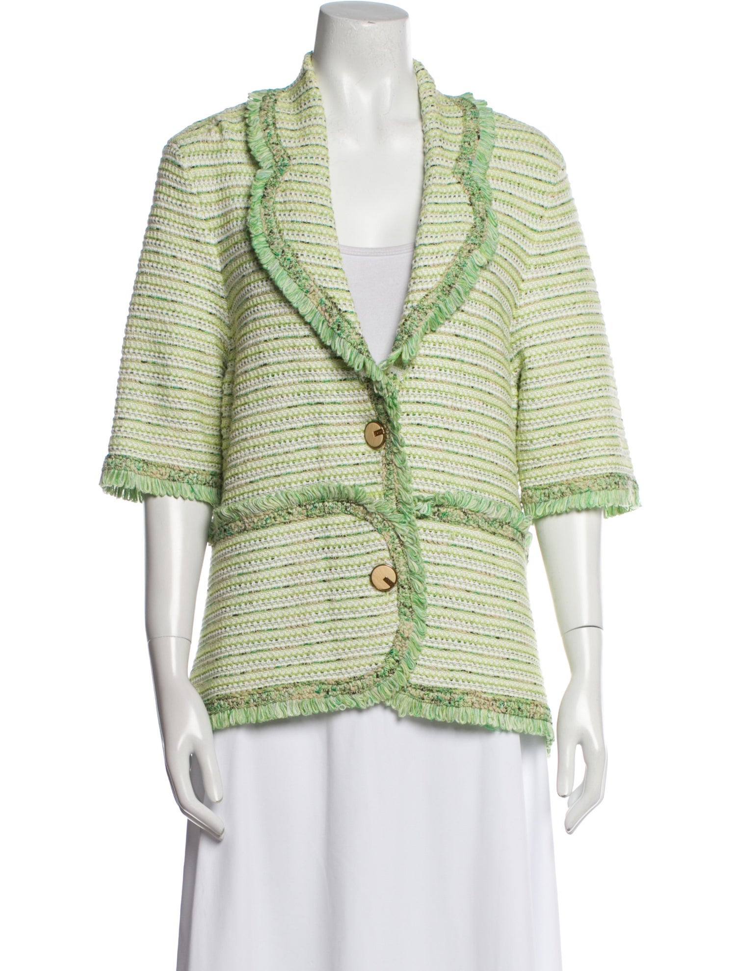 Escada Striped Evening Jacket