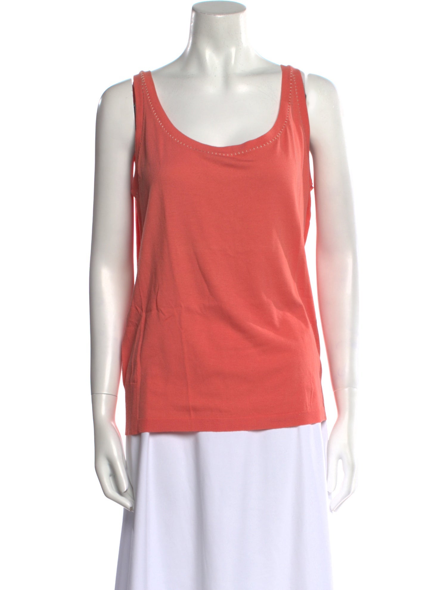 Escada Scoop Neck Sleeveless Top