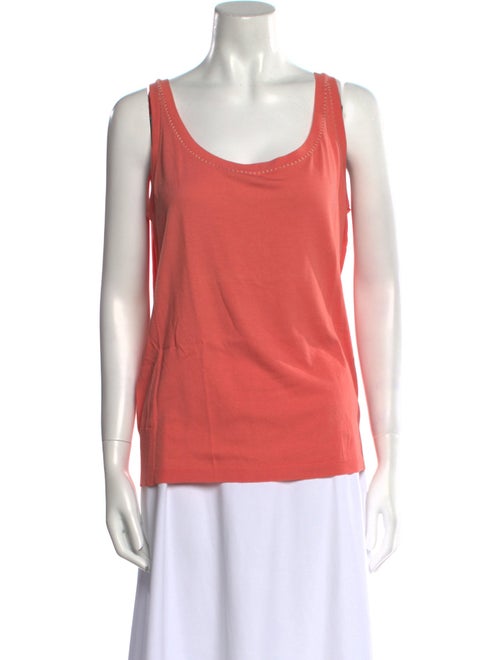 Escada Scoop Neck Sleeveless Top