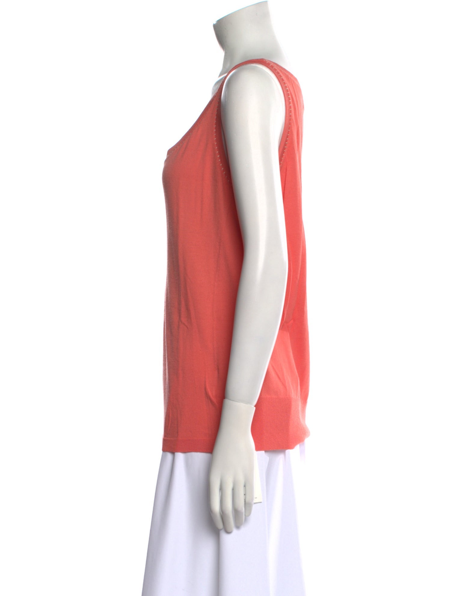 Escada Scoop Neck Sleeveless Top