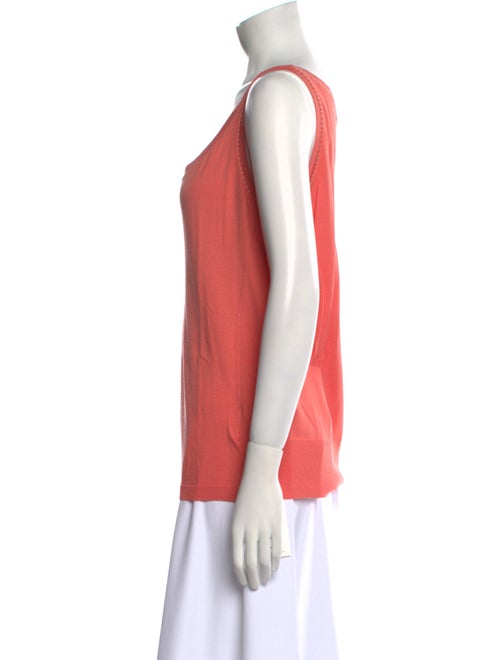 Escada Scoop Neck Sleeveless Top