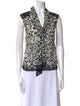 Escada Silk Animal Print Top