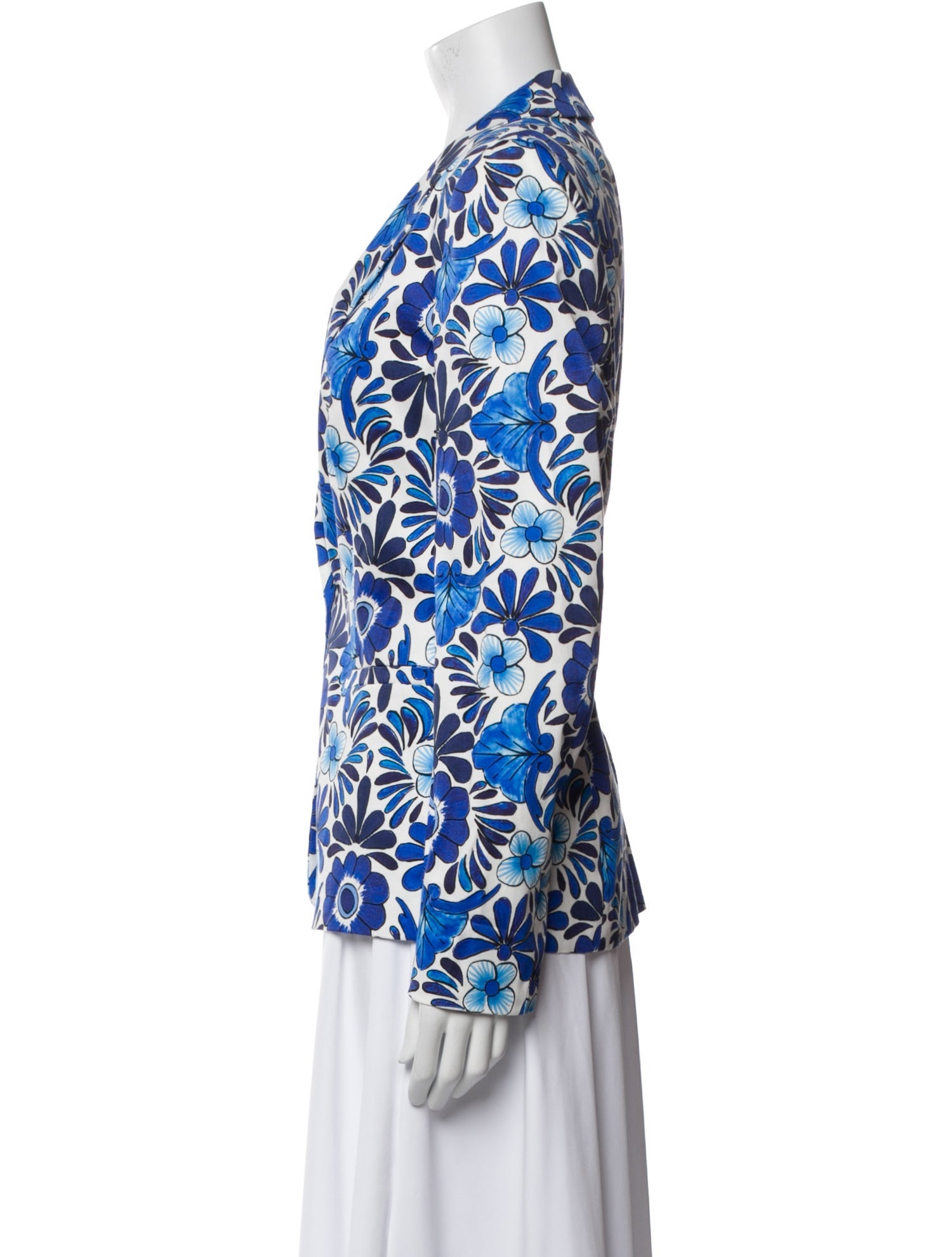 Escada Floral Print Blazer