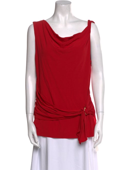 Escada Cowl Neck Sleeveless Top