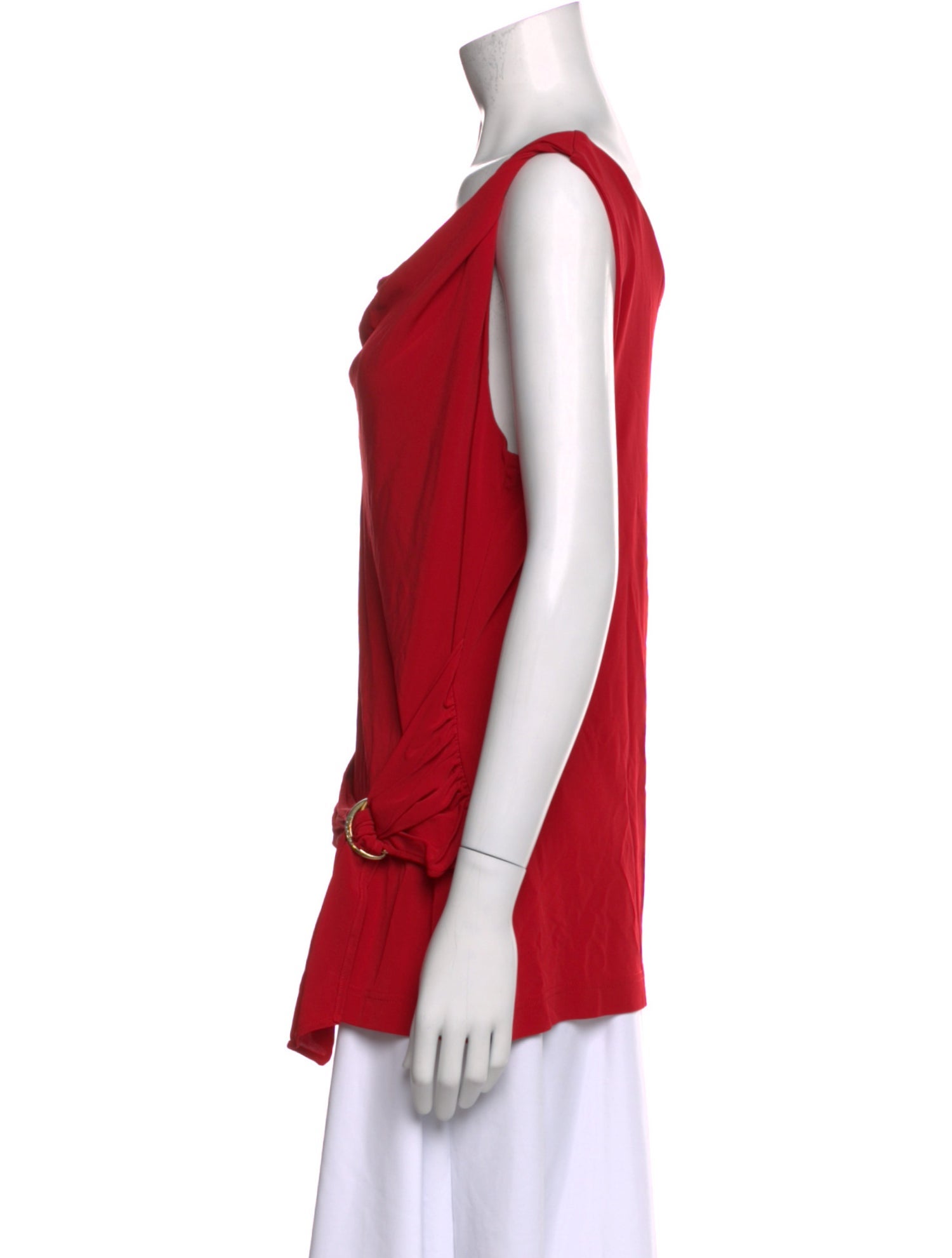 Escada Cowl Neck Sleeveless Top