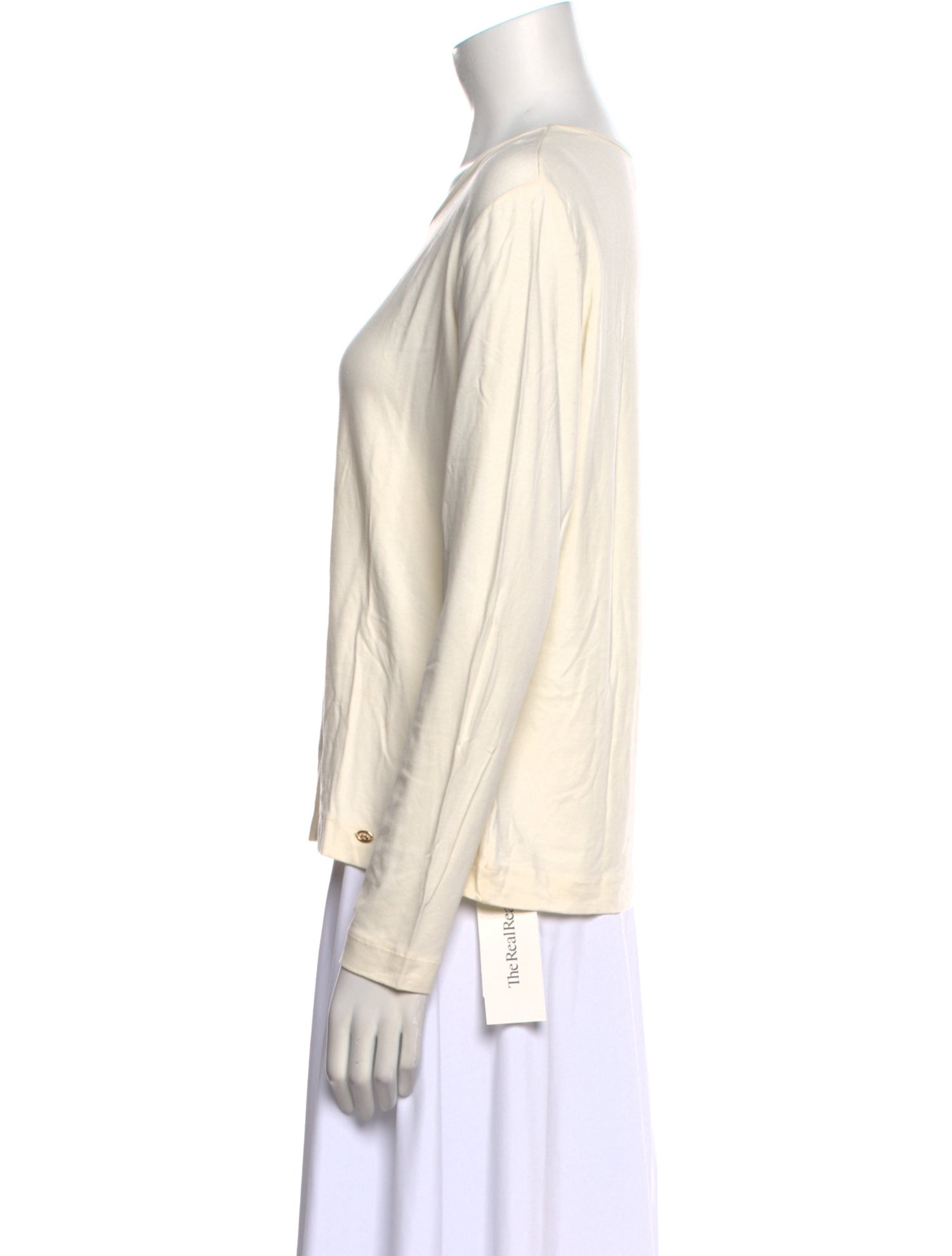 Escada Scoop Neck Long Sleeve Sweatshirt