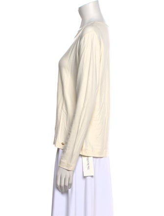 Escada Scoop Neck Long Sleeve Sweatshirt