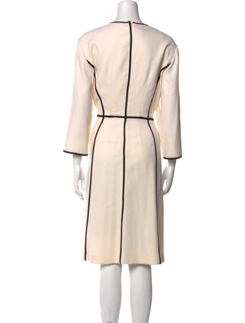 Escada Virgin Wool Midi Length Dress