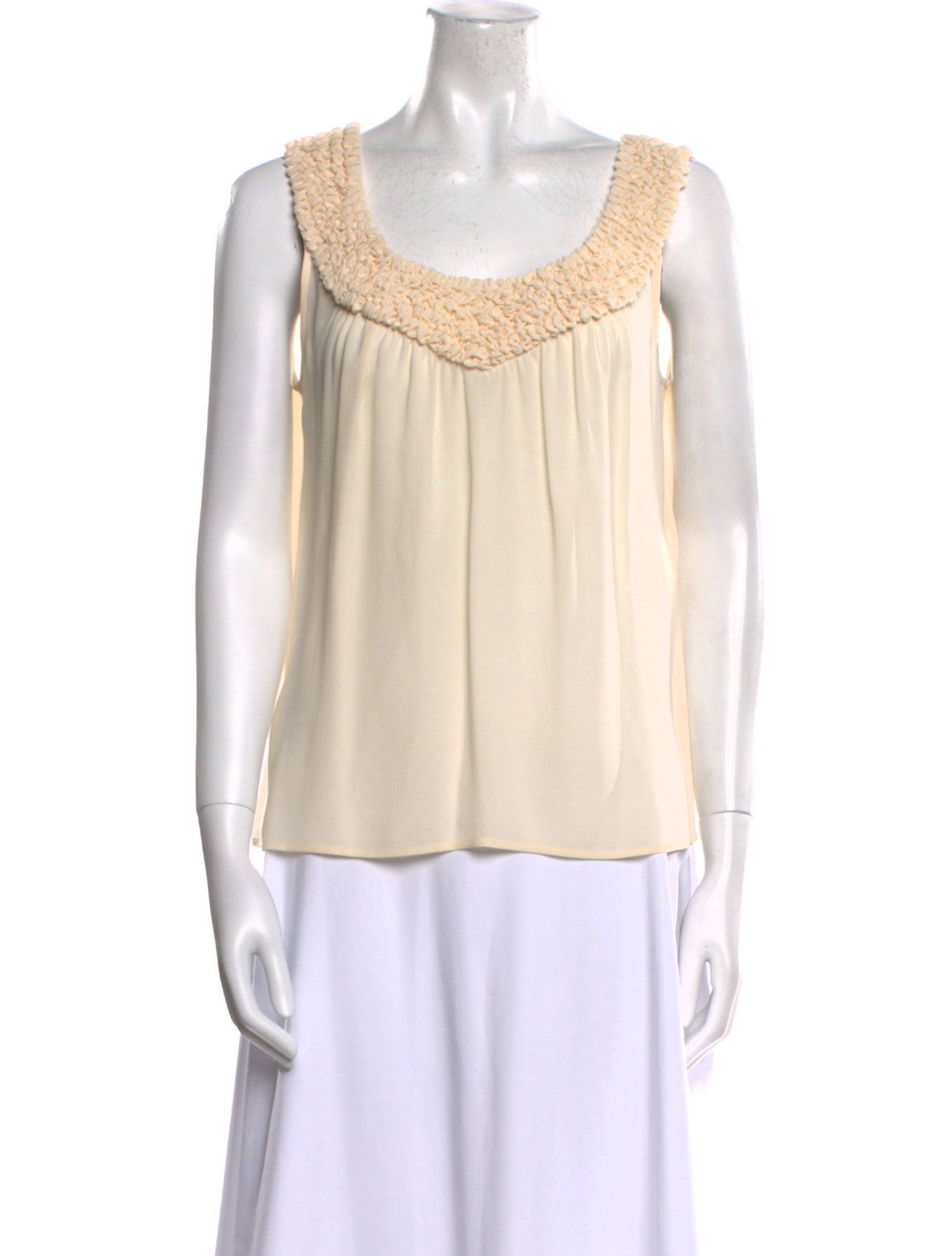 Escada Silk Scoop Neck Blouse w/ Tags