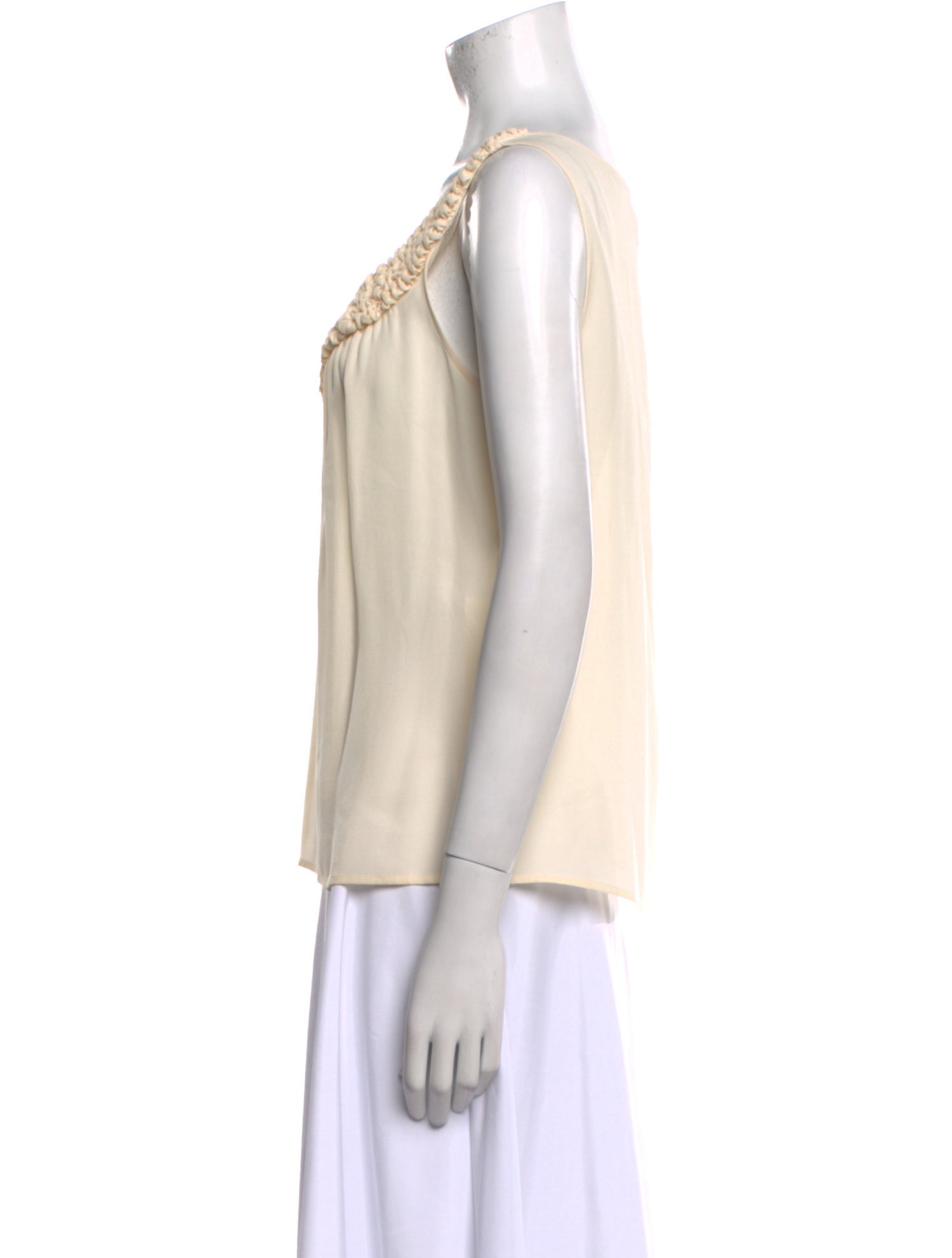 Escada Silk Scoop Neck Blouse w/ Tags