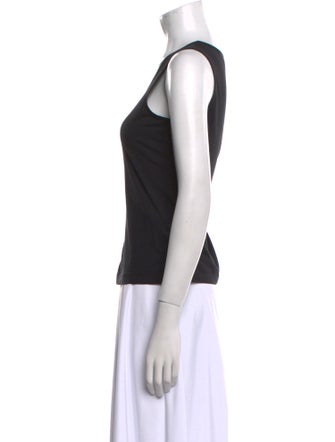 Escada Scoop Neck Sleeveless Top