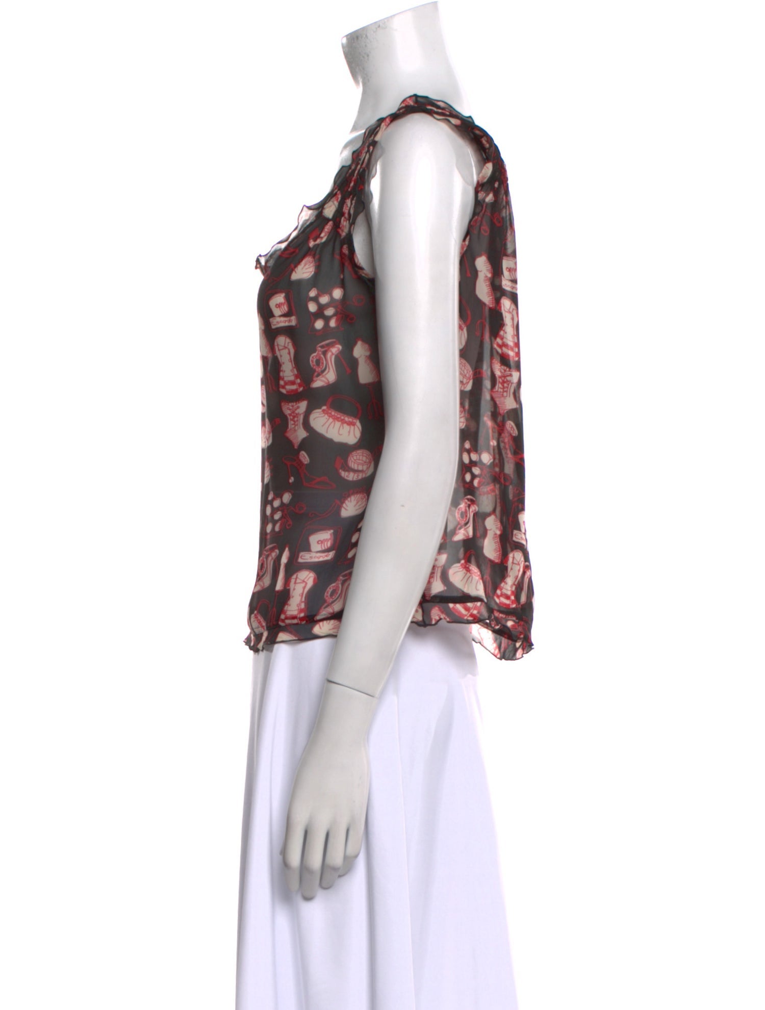 Escada Silk Printed Blouse