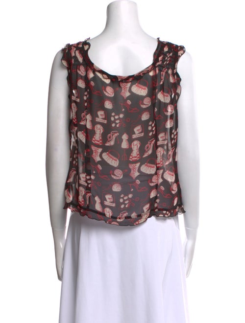 Escada Silk Printed Blouse