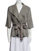 Escada Virgin Wool Tweed Pattern Evening Jacket