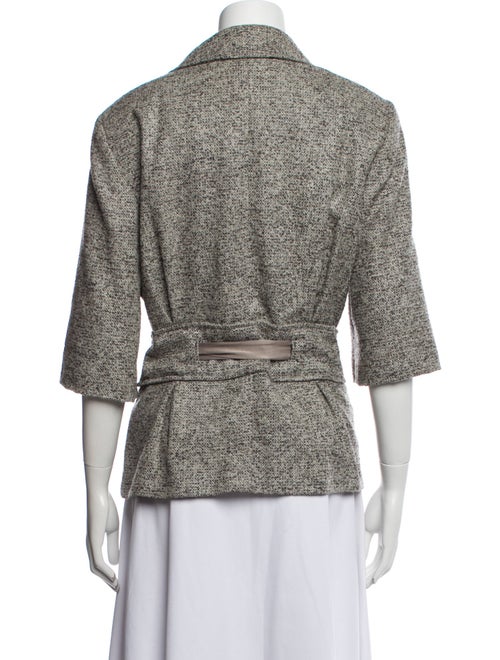 Escada Virgin Wool Tweed Pattern Evening Jacket