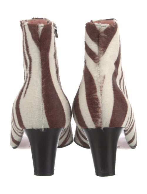 Escada Ponyhair Animal Print Boots