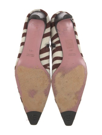 Escada Ponyhair Animal Print Boots