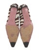 Escada Ponyhair Animal Print Boots