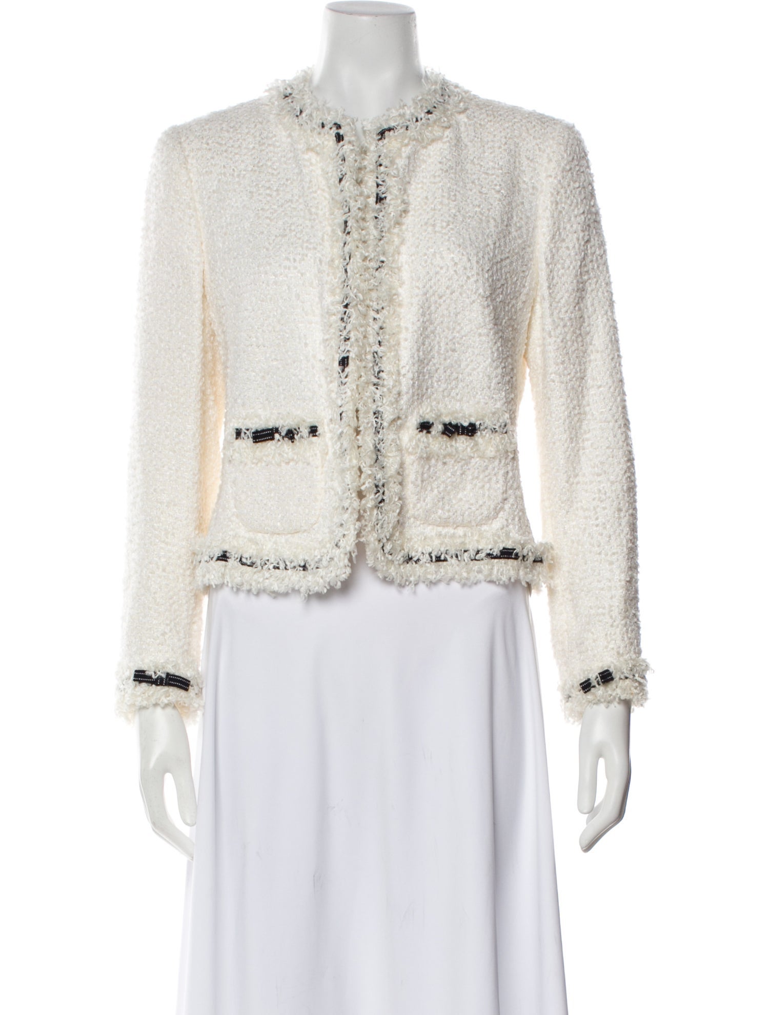 Escada Tweed Pattern Evening Jacket