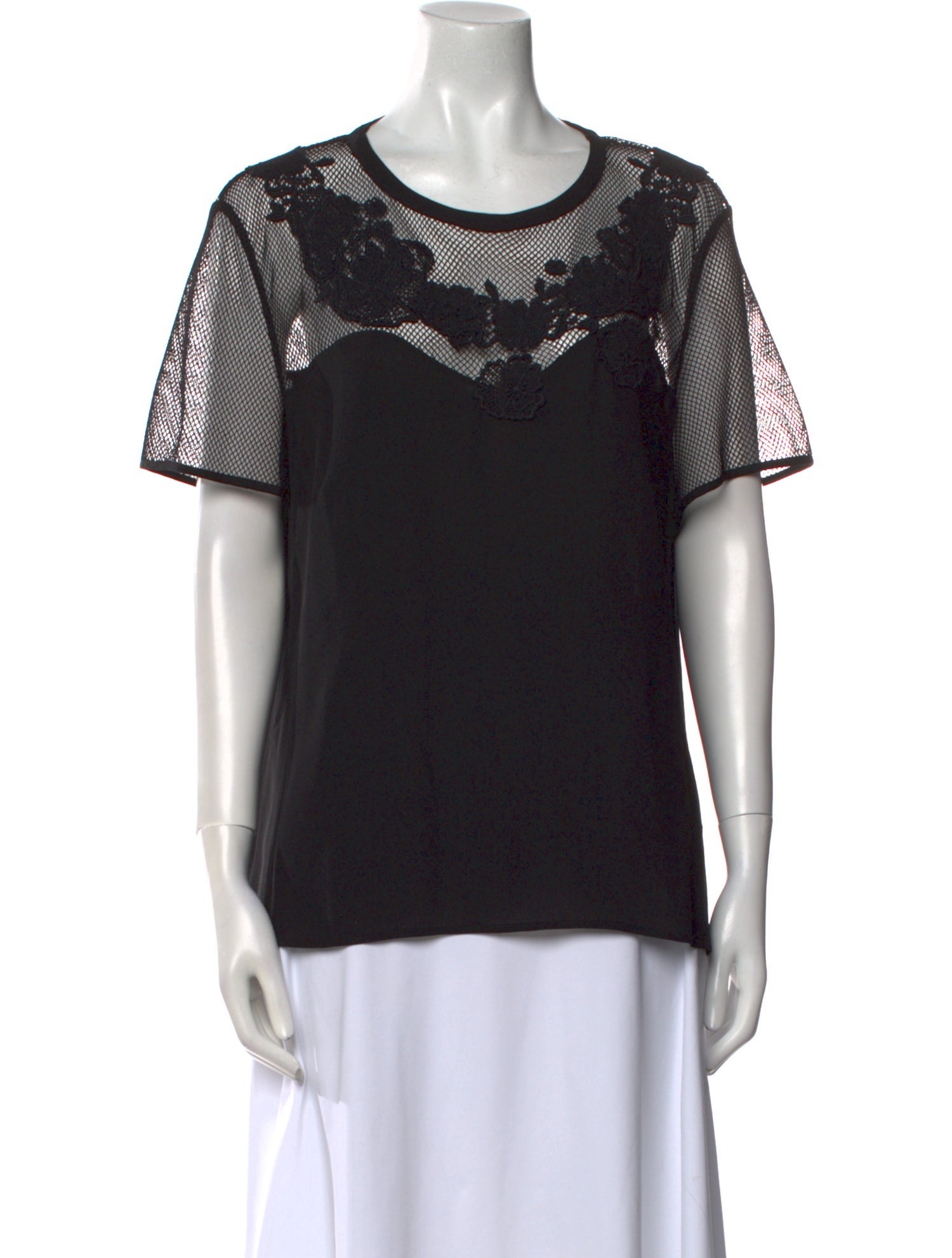 Escada Scoop Neck Short Sleeve T-Shirt